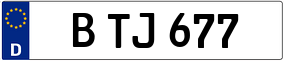 Truck License Plate